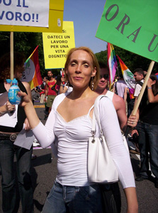 Monica Romano al Roma Pride 2007